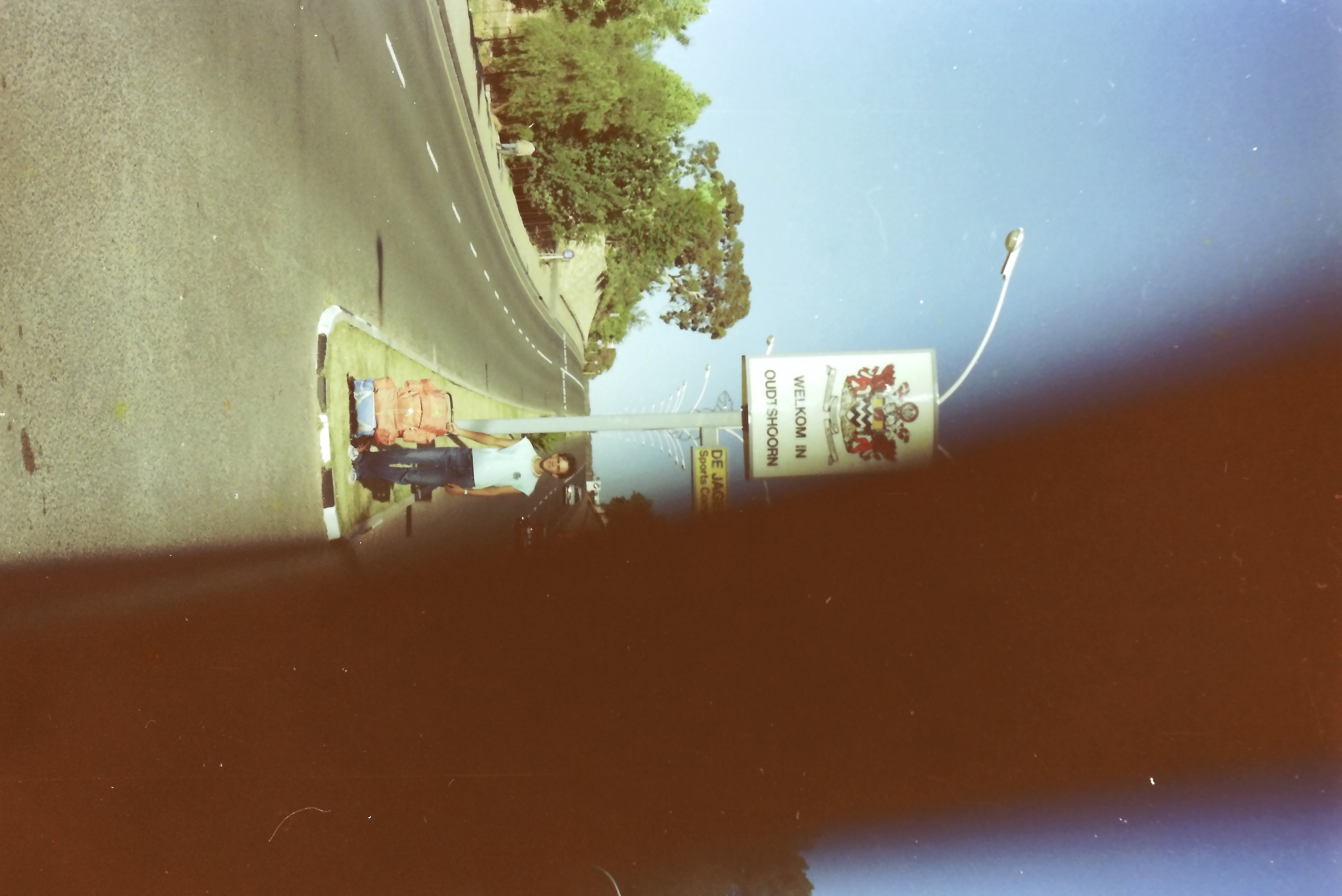 Hitchhiking out of Oudtshoorn