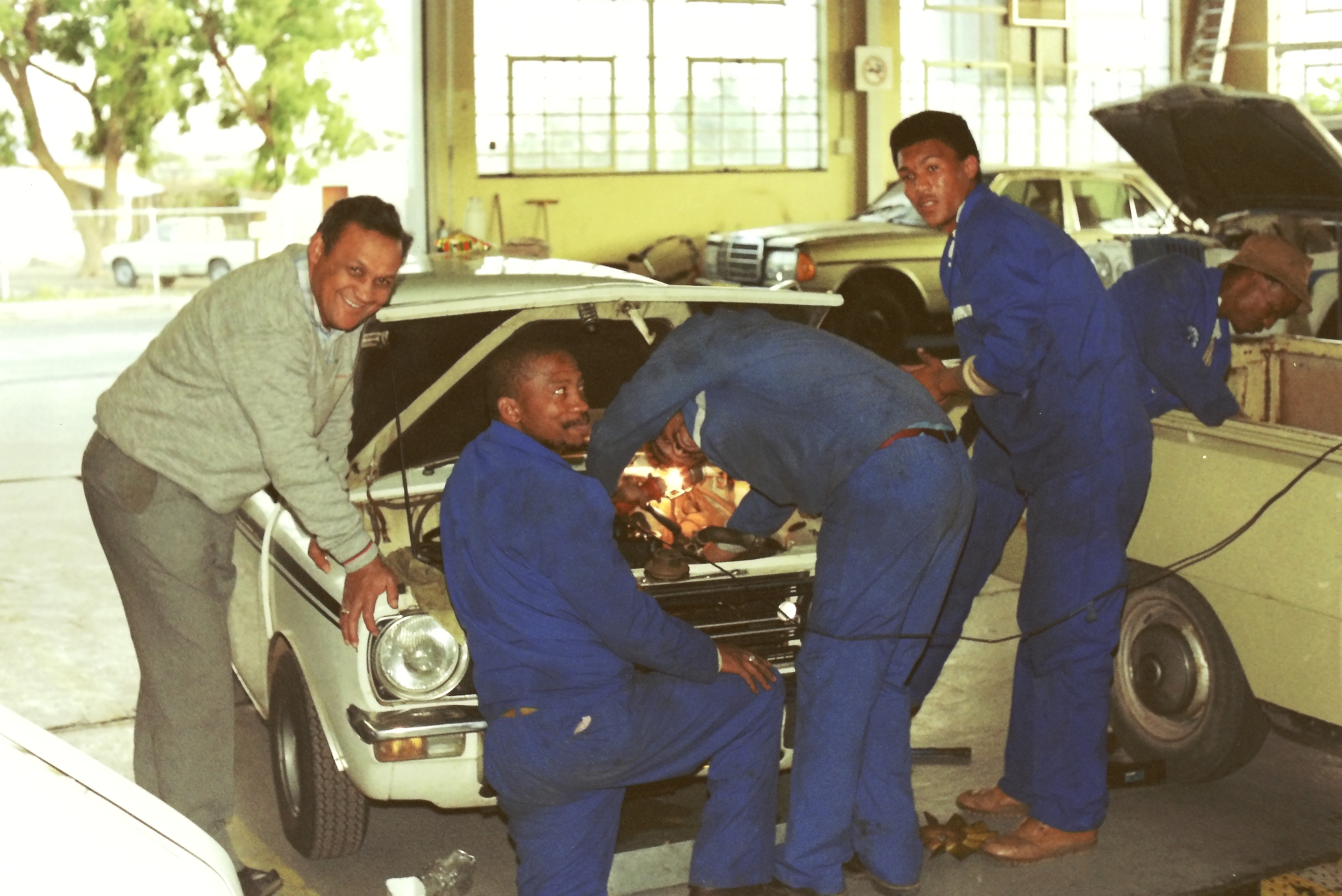 Replacing the mini's water pump in Beaufort West