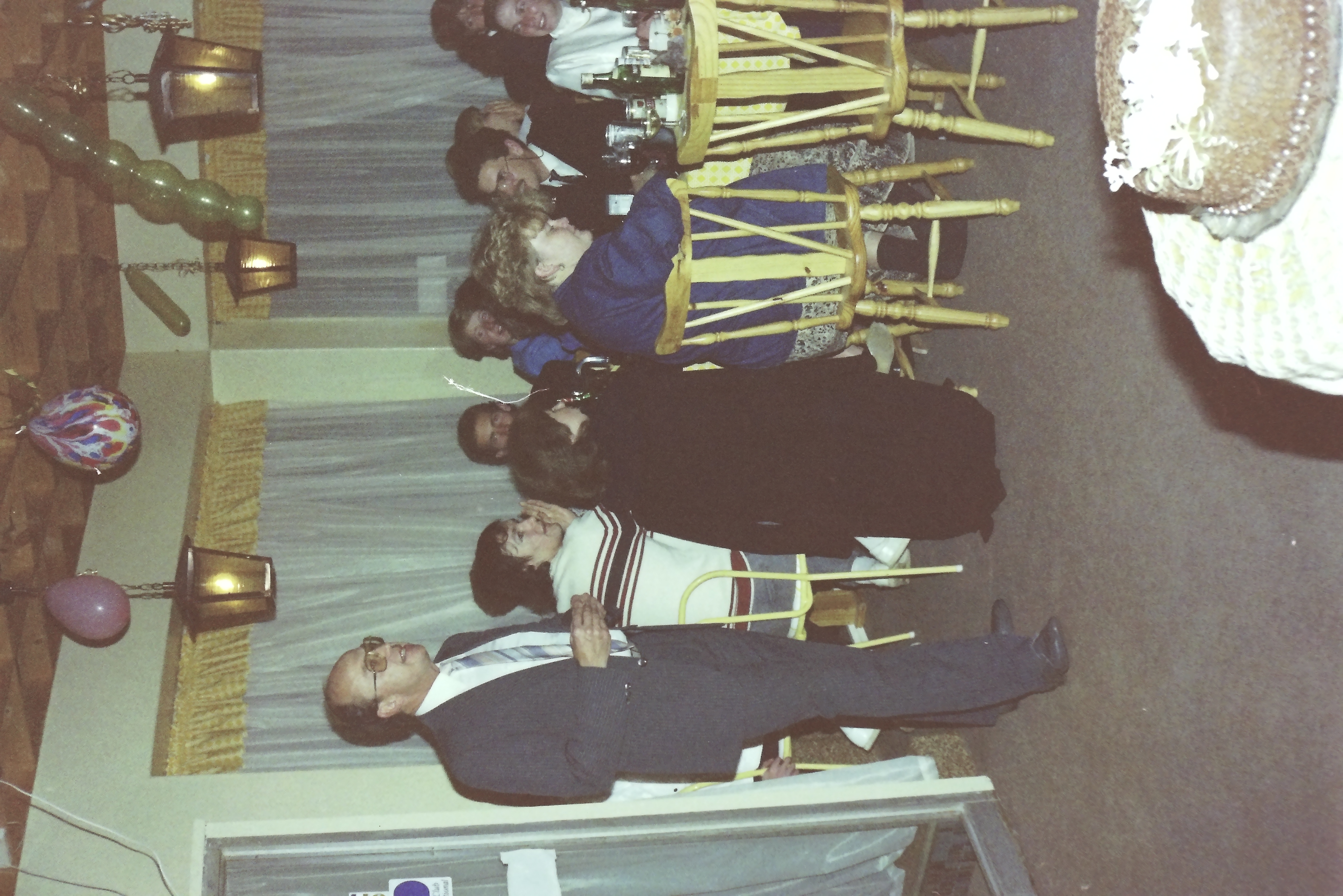 Mr Langenhoven giving speech at Eloise's 21st