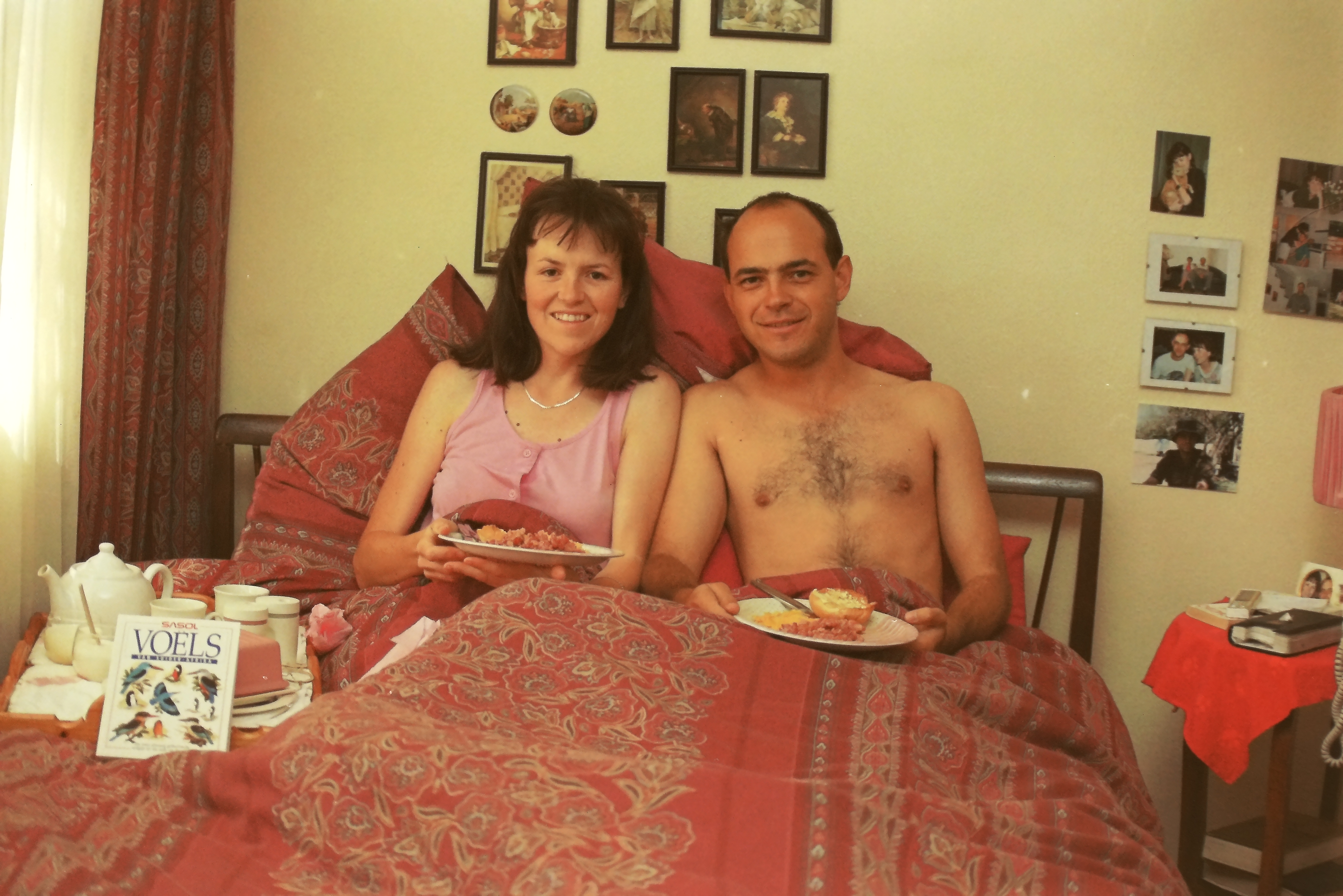 Birthday breakfast in bed