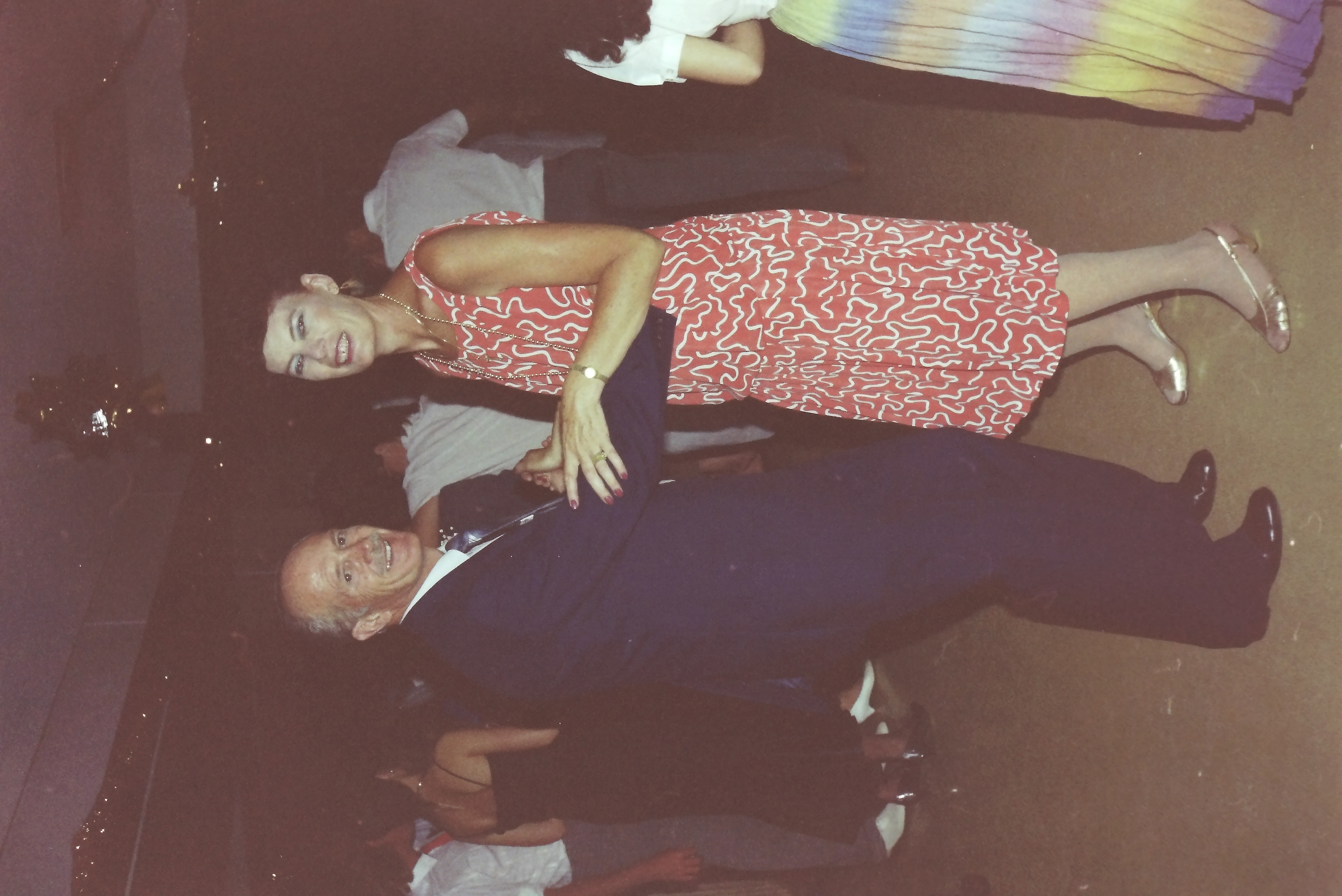 Mom and Dad dancing