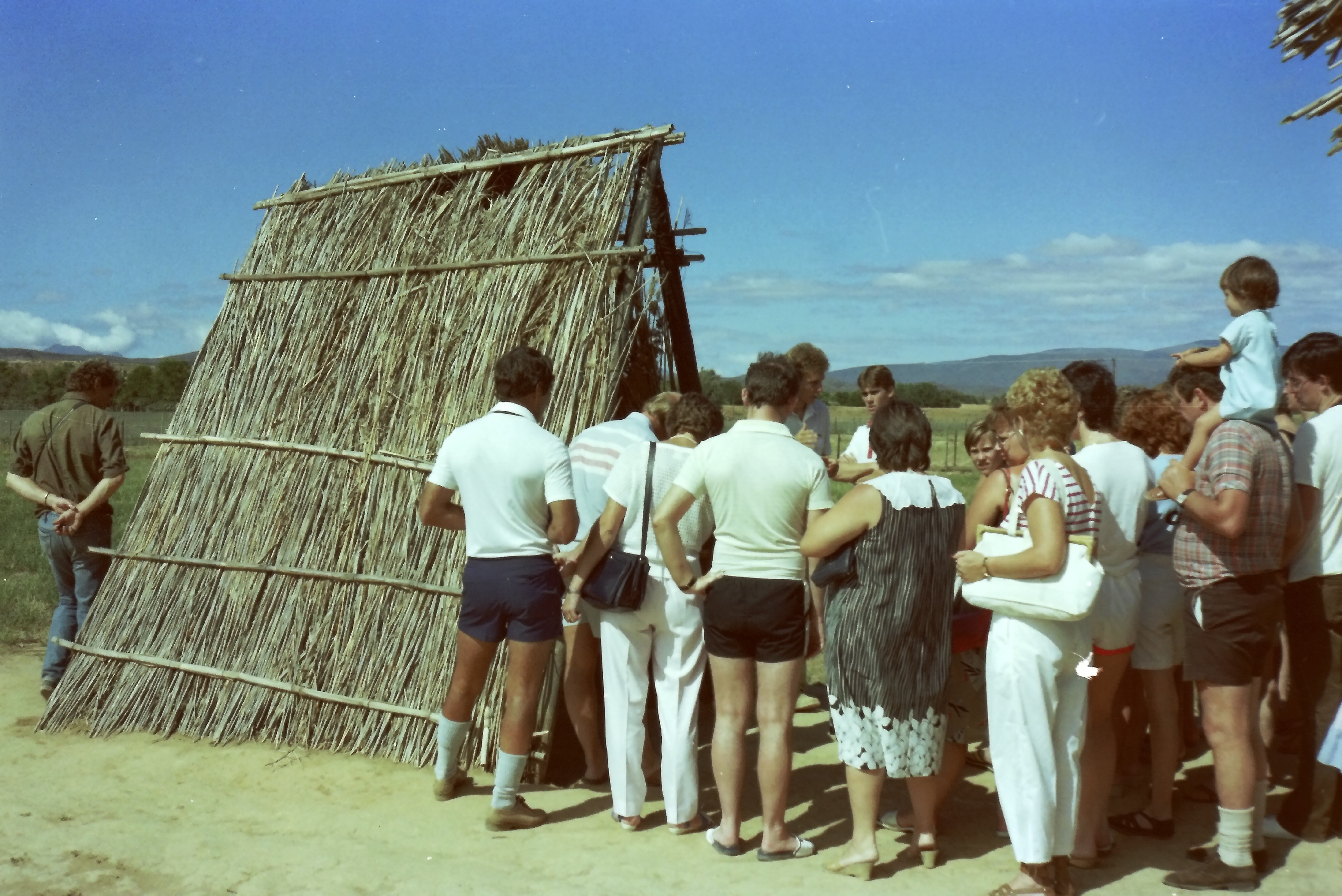 Tour of Oudtshoorn Ostrich farm in Dec 1984