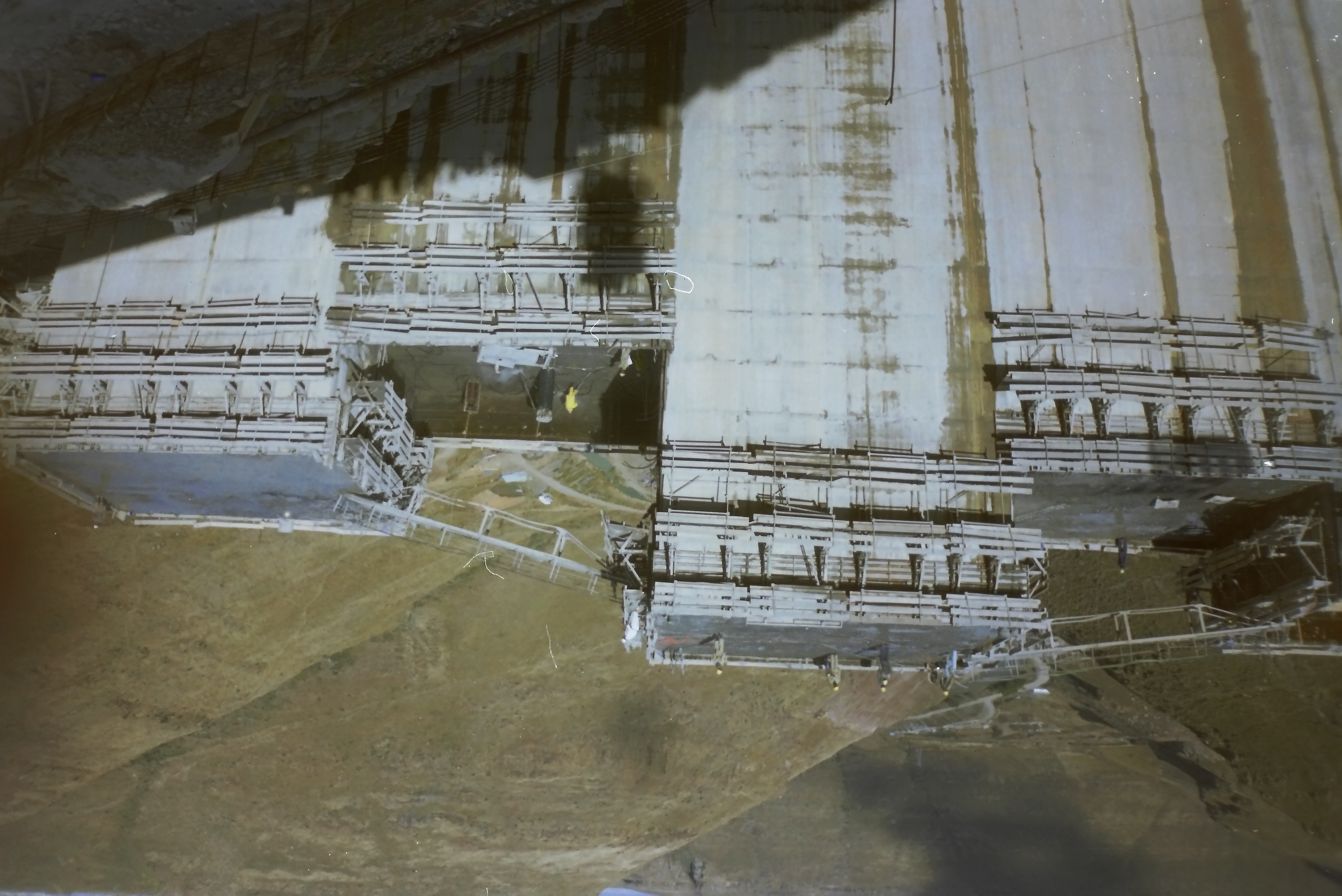 Katse Dam being built