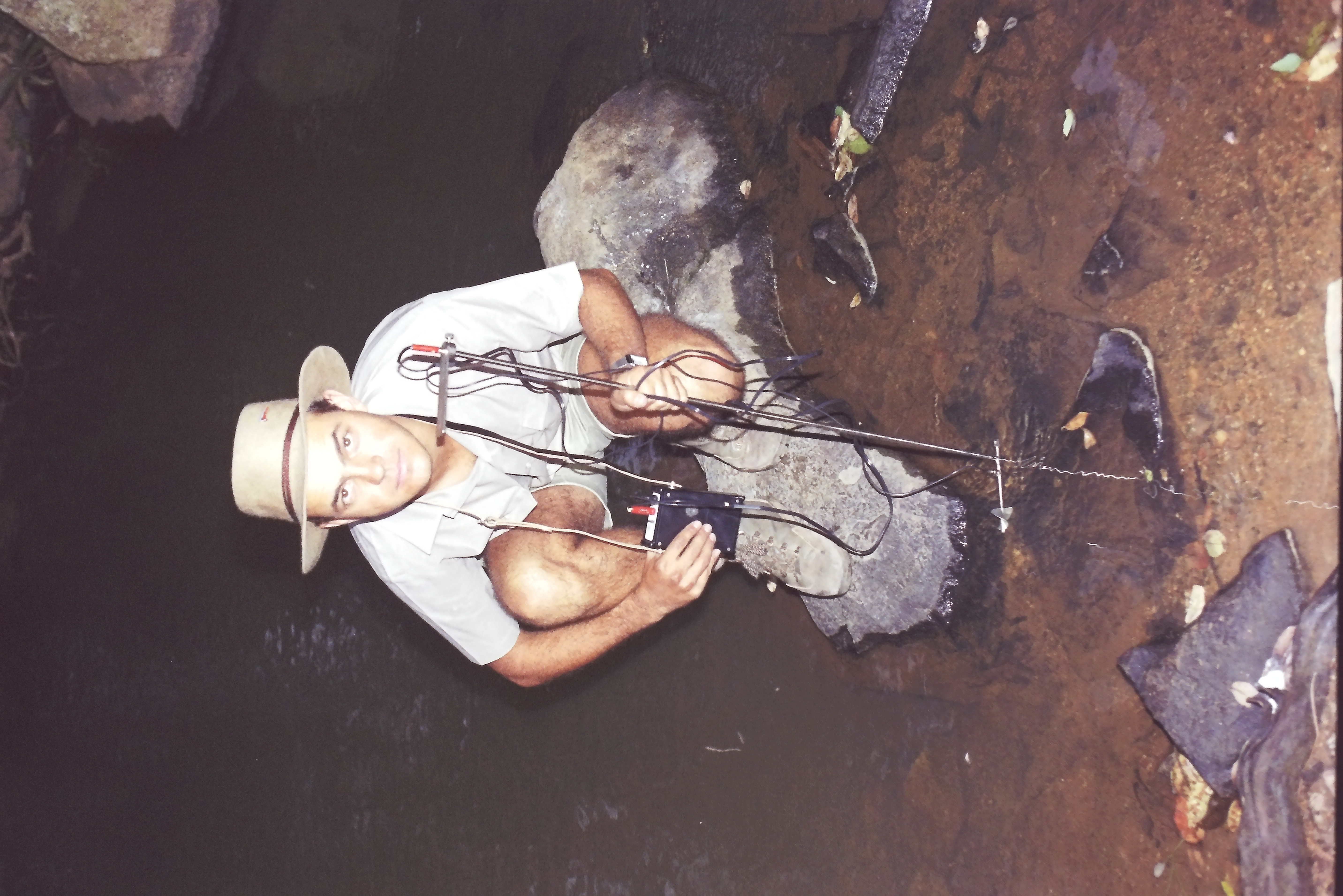 Measuring stream velocity in Nelspruit