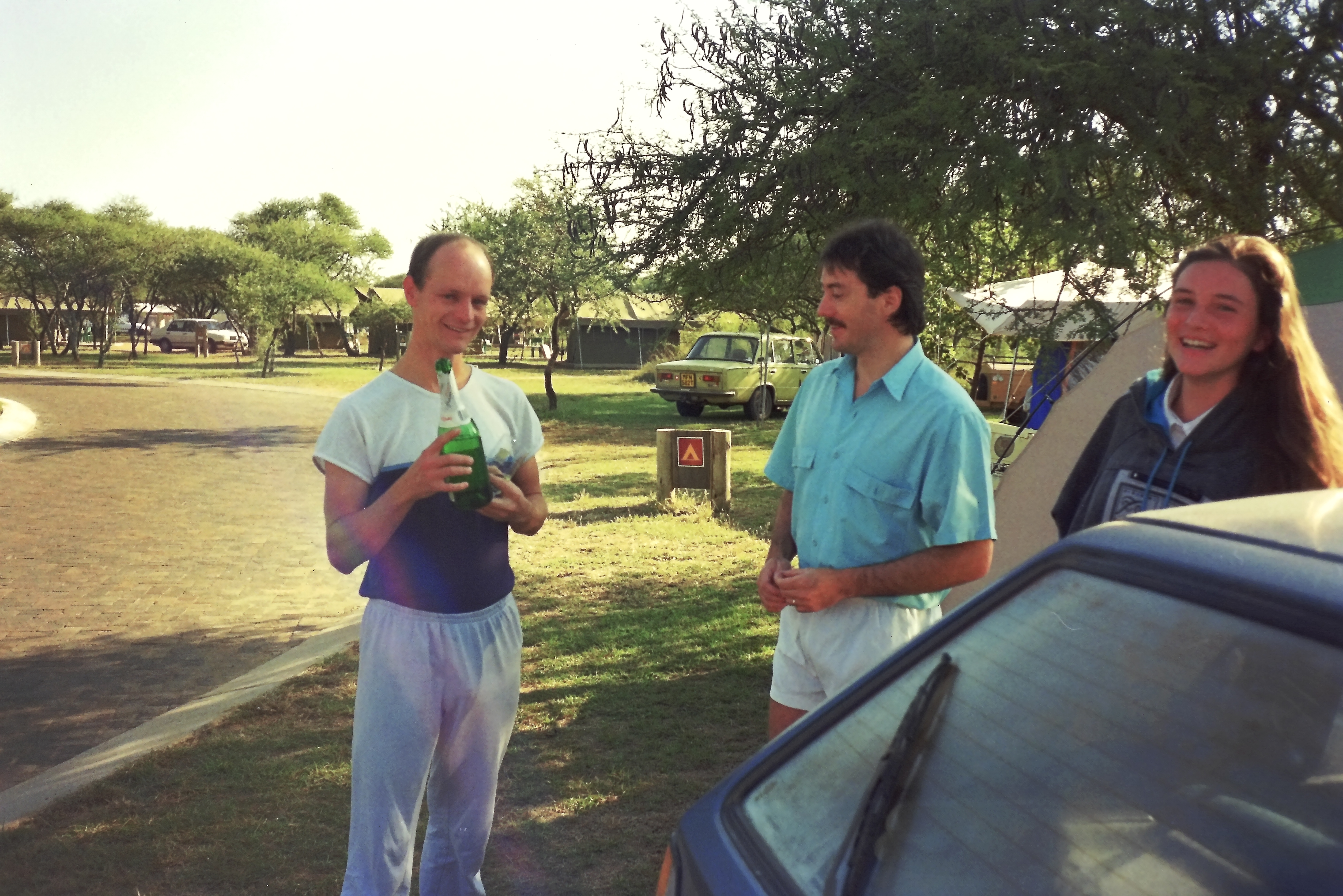 Paul, ? and Quirina at Kwa Maritani, Sun City