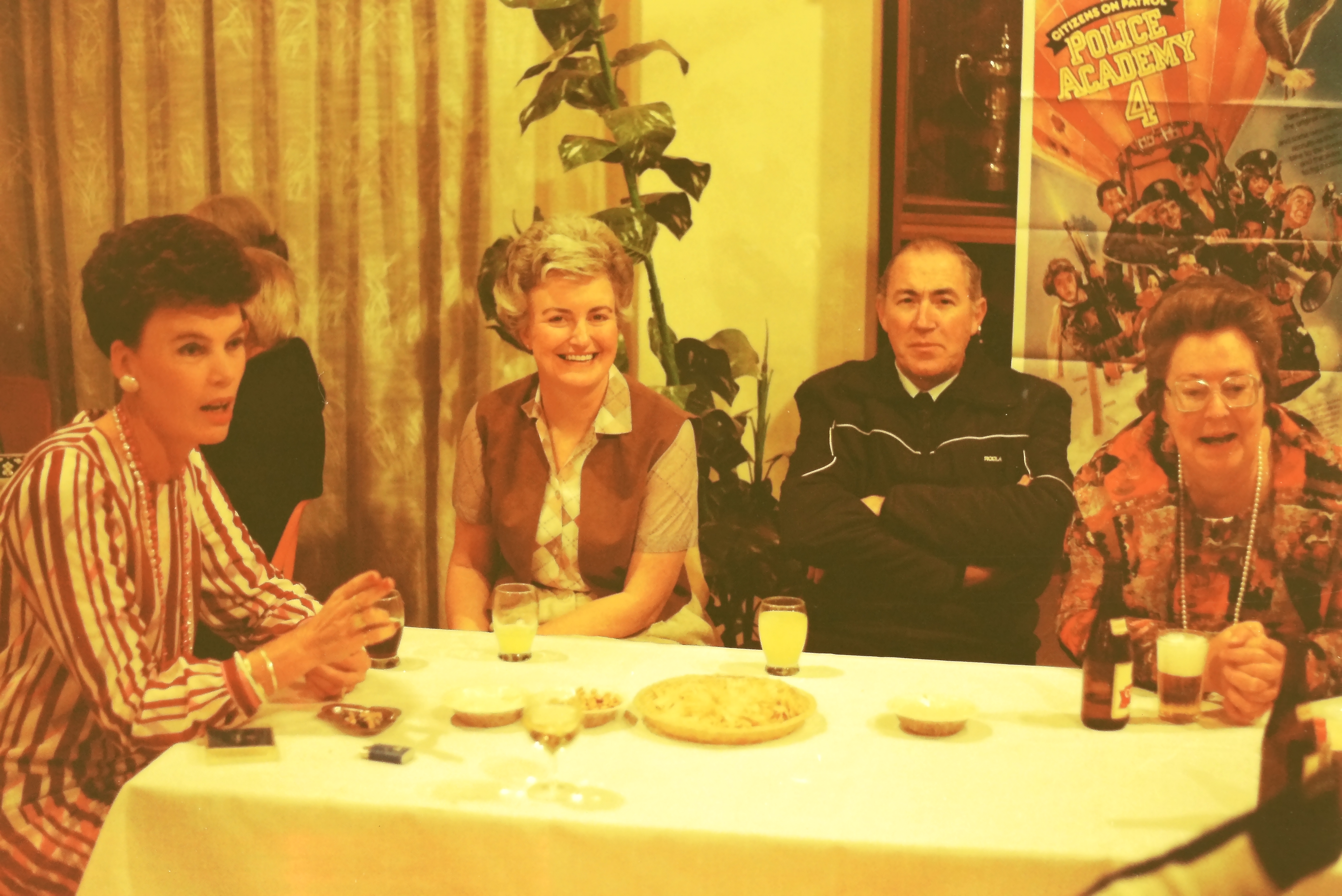 Mom, Aunty June, Uncle John, and ?