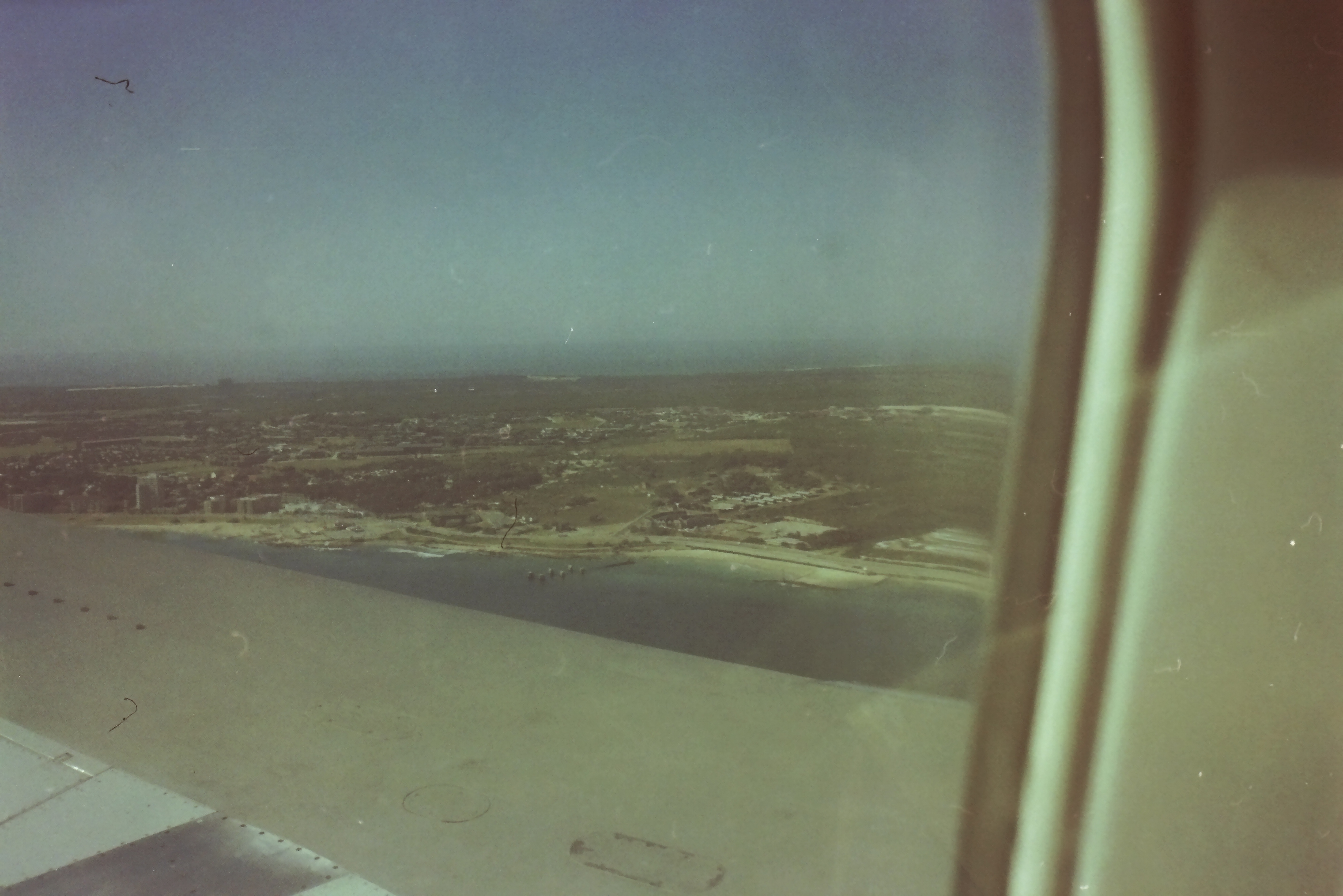 Coming in to land at Cape Town