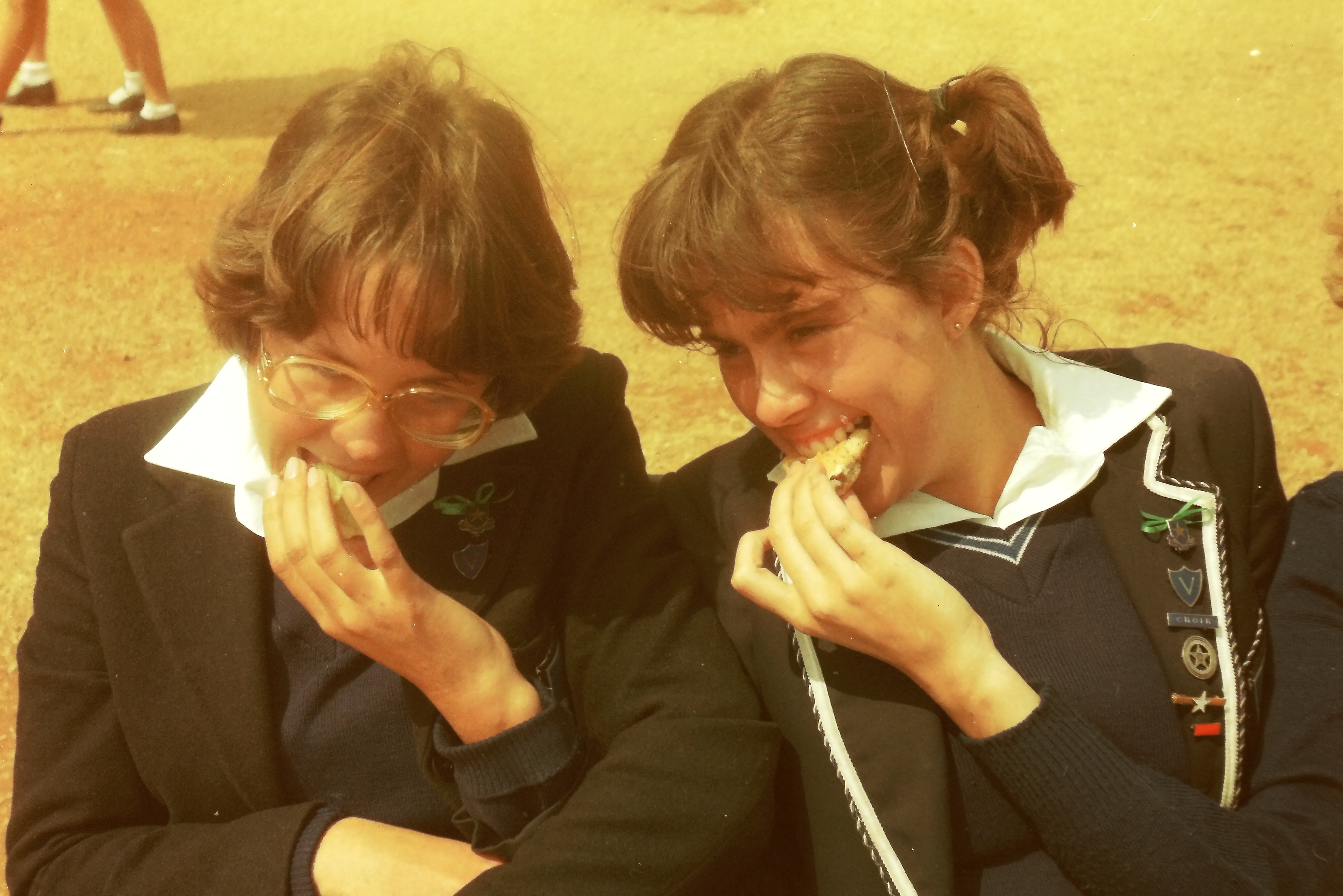 Cheryl and Natalie at Parktown Girls School